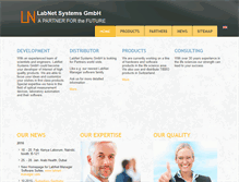 Tablet Screenshot of lab-net.ch